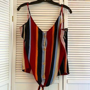 Gorgeous Tie Front Tank *Like New*